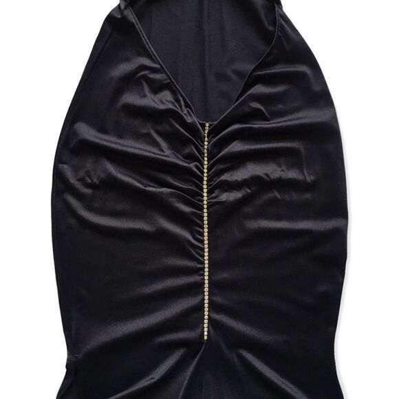 🔃Luxury Sexy Exotic Glamorous Black Evening Dress Gown - Picture 7 of 9